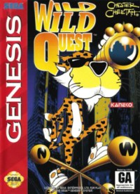 Chester Cheetah Wild Wild Quest Sega Genesis  box art
